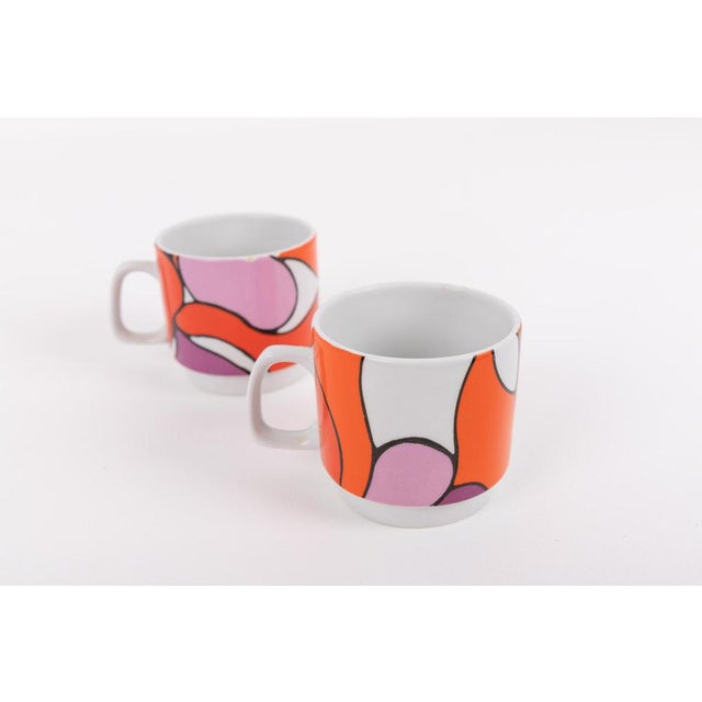 Ceramic Coffee Set from Franco Pozzi, Set of 3 For Sale - Image 4 of 9