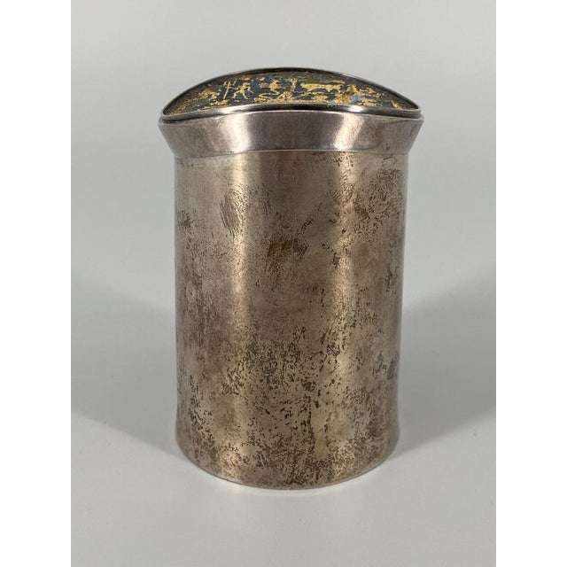 Lidded Box in 925 Sterling Silver with Enameled Zodiac Signs, 1960s For Sale - Image 18 of 18