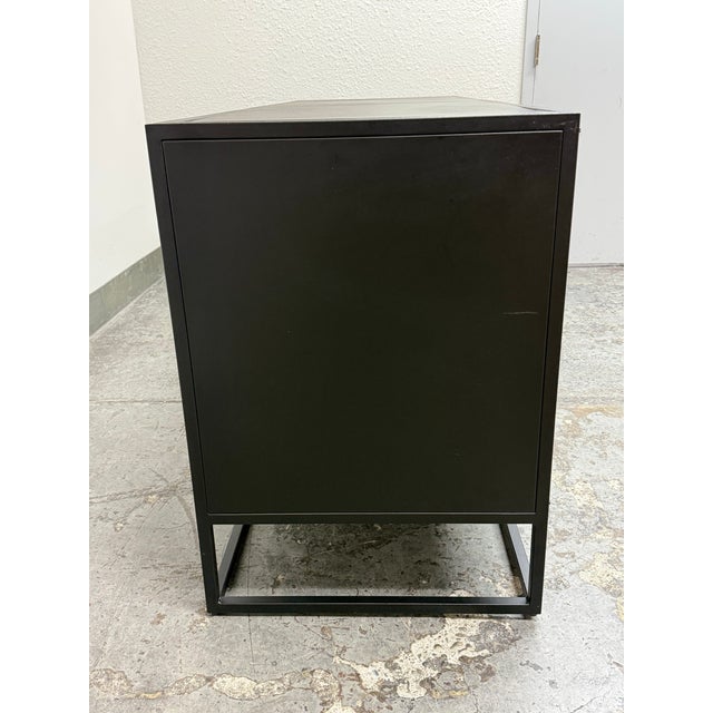2010s Paul Schulman for Crate & Barrel Casement Black Credenza For Sale - Image 5 of 12