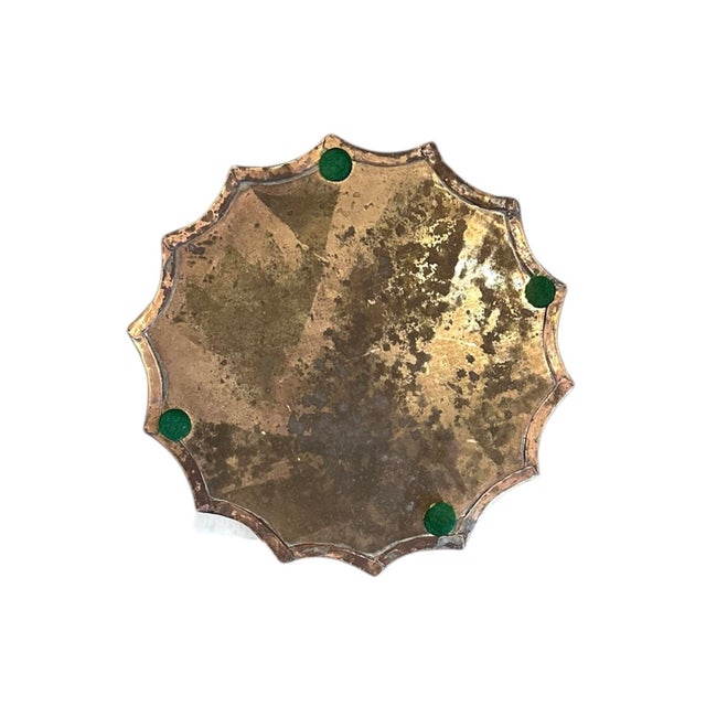 Brass Vintage Petite Hammered Brass Fluted Brutalist Planter / Cachepot / Jardinere in the Manner of Egidio Casagrande For Sale - Image 8 of 8