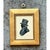 Wood Vintage Silhouette Portrait in Gilt Frame For Sale - Image 7 of 12