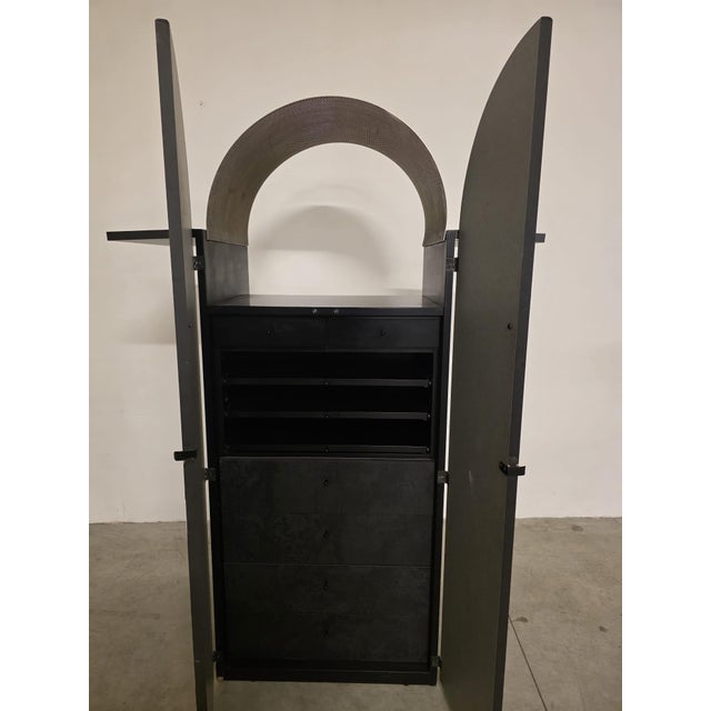 Dresser by Eugenio Pinuer Postmodernist dresser. Storage unit with an eccentric style. This rare version comes with all...