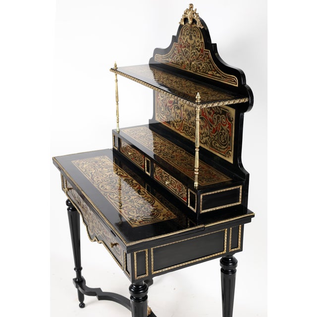 Napoleon III Bonheur-Du-Jour Writing Desk, 1850 For Sale - Image 14 of 17