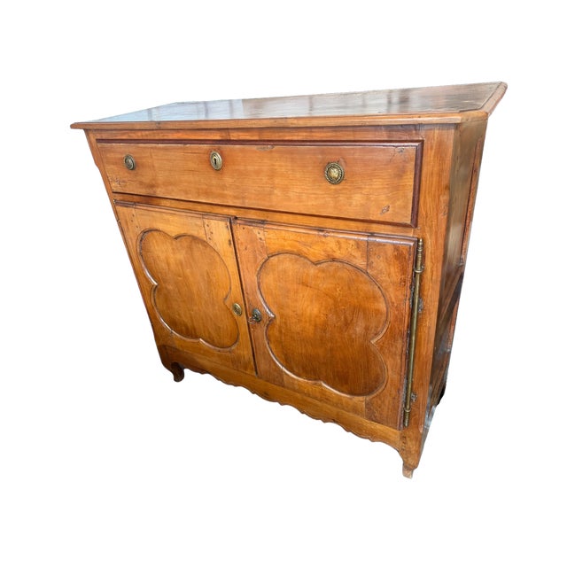 Low Sideboard in Cherry Wood For Sale - Image 4 of 4
