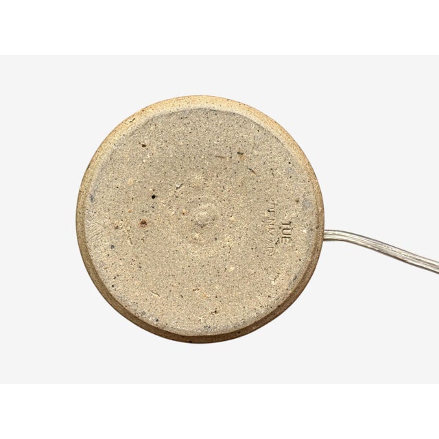1950s Tue Poulsen, Table Lamp, Beige Stoneware, Denmark For Sale - Image 9 of 9