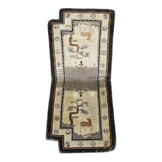 Early 20th Century Chinese Horsecover Textile Rug For Sale