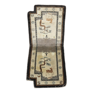 Early 20th Century Chinese Horsecover Textile Rug