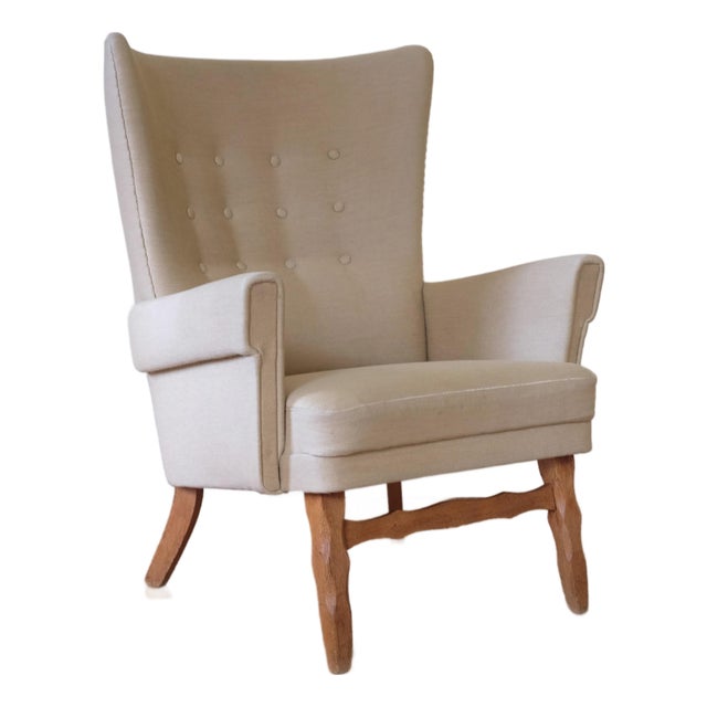 1960s Danish Mid-Century Lounge Chair Attributed to Henning Kjærnulf For Sale