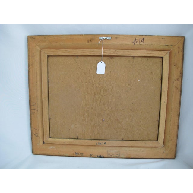 Paint William Bill Bailey Montana Mountain Landscape 2 Bucks Framed Oil Painting For Sale - Image 7 of 7