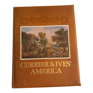 Vintage 1979 Leather Limited Edition the Great Book of Currier & Ives' America For Sale
