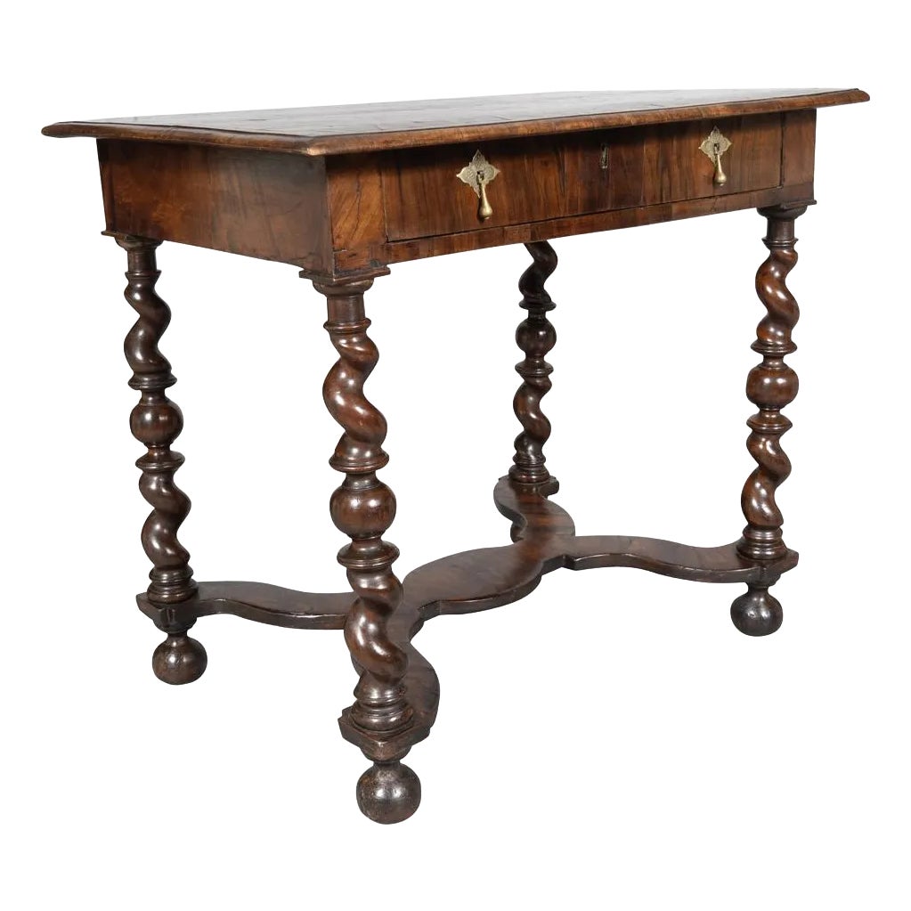 William and Mary Oyster Veneer Table Chairish