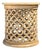 Vintage Openwork Wood Side Table For Sale