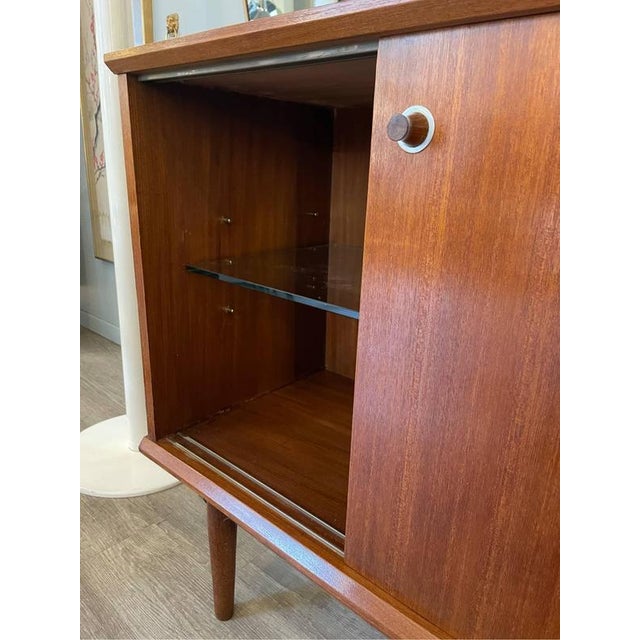 Cabinet with Sliding Doors, 1950s For Sale - Image 4 of 14