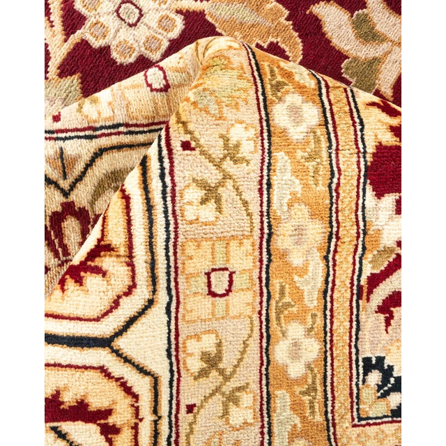 Textile Mogul, One-of-a-Kind Hand-Knotted Area Rug in Re, 9' 1" x 12' 3" For Sale - Image 7 of 8