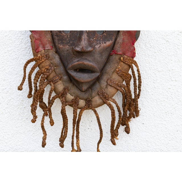 1960s Original Ceremonial African Cowrie Mask For Sale - Image 5 of 6