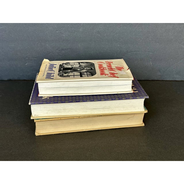 Paper Vintage Julia Child Cookbook Collection First Editions For Sale - Image 7 of 11