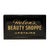 Hollywood Regency Vintage Black & Gold Trade Sign From Helen's Beauty Shoppe For Sale - Image 3 of 6
