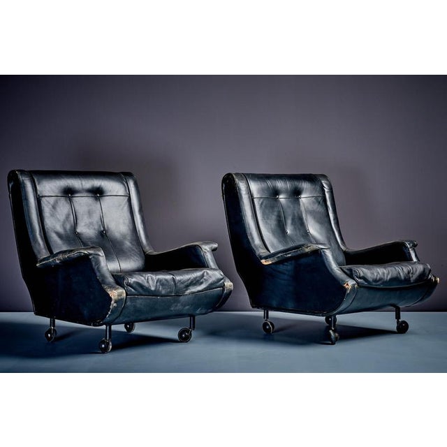 Regent Lounge Chairs by Marco Zanuso for Artflex, Italy, 1960s, Set of 2 For Sale - Image 3 of 12