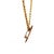 Modern Vintage 10k Yellow Gold Pi Lambda Theta Honor Society Book Pendant Necklace For Sale - Image 3 of 6