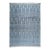 8x11 Blue Hand-Knotted Wool Linear Diamond Grid Geometric Modern Carpet Rug For Sale