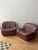 1980s Burris Industries Postmodern Clam Shell Leather Lounge Chairs, Pair For Sale In New York - Image 6 of 11