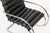 Black Mid Century Mr Black Leather Arm Chairs by Mies Van Der Rohe for Knoll For Sale - Image 8 of 15
