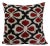 Contemporary Silk Uzbek Ikat Velvet Hand Made Square Pillow Cushion For Sale - Image 3 of 3