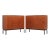 Mid Century Danish Teak Tambour Door Credenza - Pair For Sale
