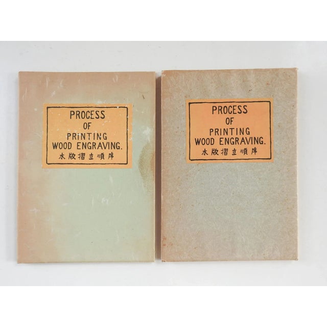 Pair of Vintage Process of Prnting Wood Engraving Books - a Pair For Sale - Image 10 of 10