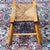 Mid 20th Century Mid-Century French Country Ash Wood & Rush Saddle Seat Footstool Petite Low Stool For Sale - Image 5 of 11