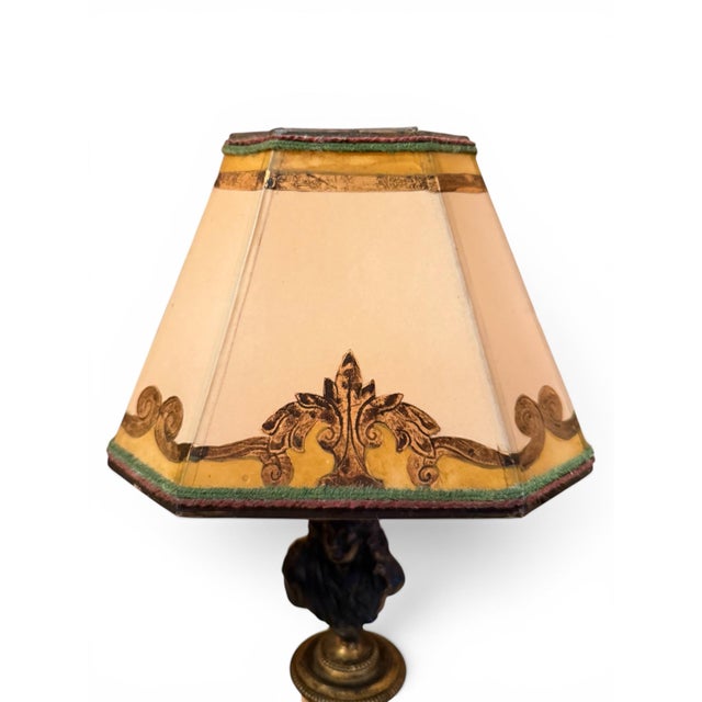 Pair of 18th Century French Bronze and Marble Statuette Miniature Lamps For Sale In Los Angeles - Image 6 of 6