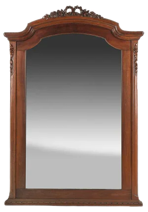 Carved Wooden Mirror