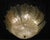 1960s 1960s Clear and Amber Graniglia Murano Flush Mount For Sale - Image 5 of 7