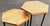 Contemporary Handmade Hexagon Nesting Side Tables (Pair) - Reclaimed Pine Wood & Black Metal For Sale - Image 3 of 3