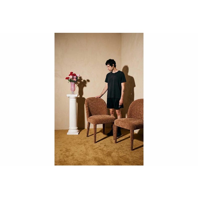 Not Yet Made - Made To Order Eclipse Dining Chair in Sand Camouflage by Moanne For Sale - Image 5 of 7