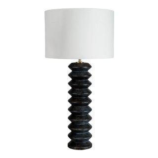 Regina Andrew Accordion Table Lamp in Ebony For Sale