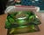 Circa 60’s Square Green Glass Ashtray Catchall For Sale In Dallas - Image 6 of 6