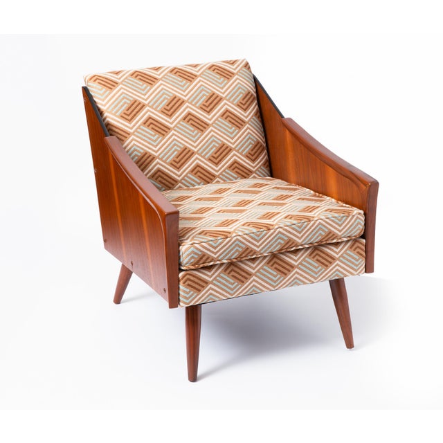 Wood Mid Century Modern Lounge Chair For Sale - Image 7 of 8