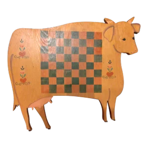 1955 Americana Farmland Wall Hanging Checkerboard