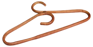Mid-Century Italian Modern Bamboo and Rattan Coat Hangers, 1970s, Set of 8