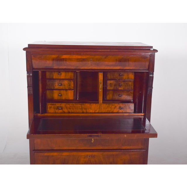 Antique Abattant Cabinet with Large Drawers, 1890s For Sale - Image 16 of 18