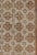 All-over blossom and palmette design vintage Turkish Oushak rug in brown tones, rug tu-trs-3254, country of origin type:...