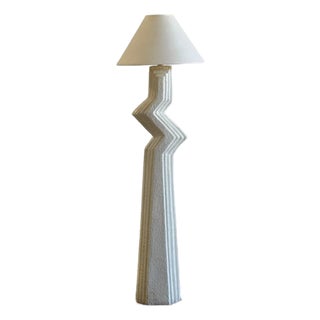 1980s Post Modern Zig Zag Lamp For Sale