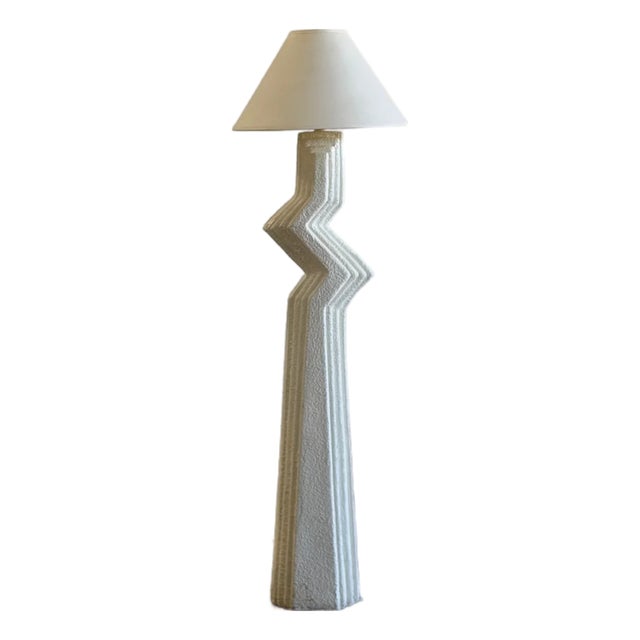 1980s Post Modern Zig Zag Lamp For Sale