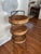 Vintage wrought iron 3 tier basket rack for organization for produce, kitchen accessories, bathroom storage, retail...