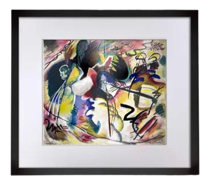 Wassily Kandinsky Lithograph Limited Ed. "Hc" W/Frame Included