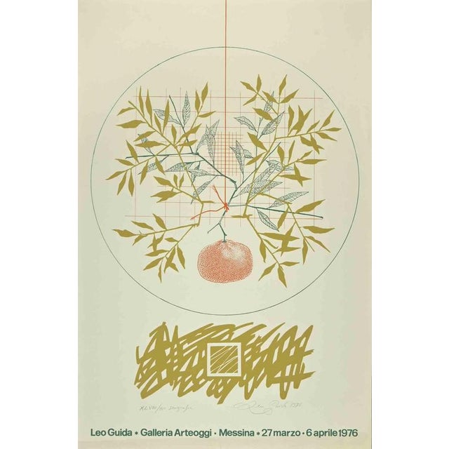 Leo Guida, Future Garden, Screen Print, 1976 For Sale - Image 3 of 3
