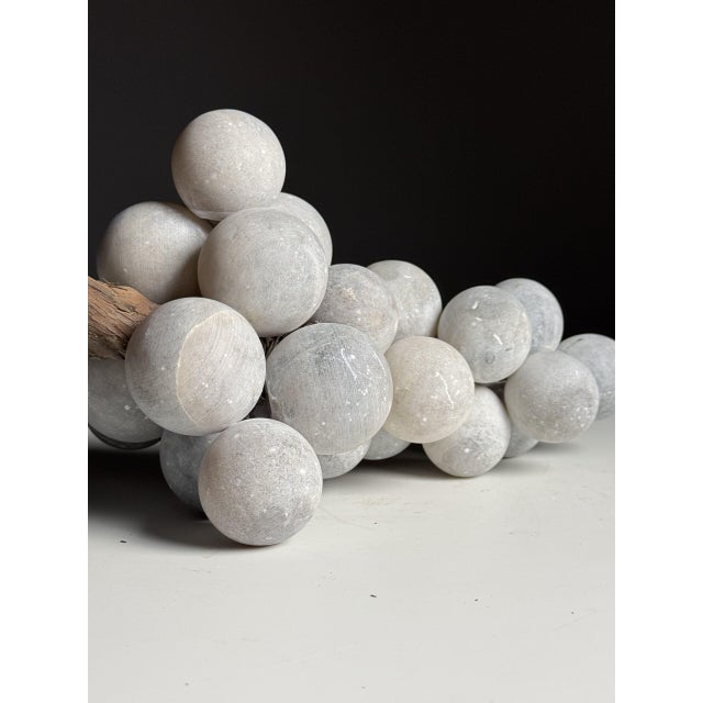 Grey Alabaster Grape Cluster For Sale - Image 12 of 18