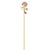 Antique 14k Gold and Multi-Gemstone Stickpin For Sale - Image 4 of 12