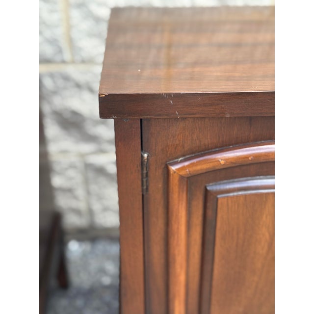 Pair of Mid 20th Century Walnut Nightstands For Sale - Image 10 of 12